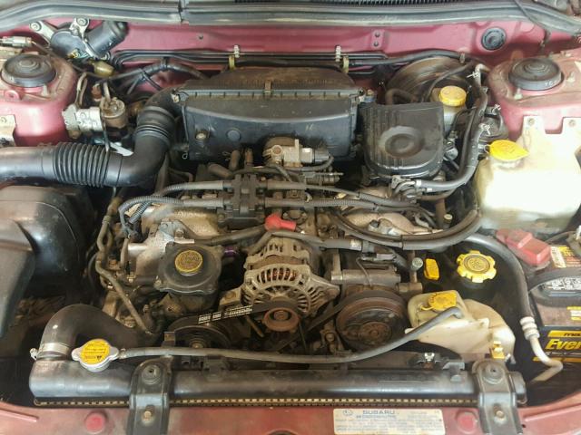 JF1SF65692H749476 - 2002 SUBARU FORESTER S წითელი ფოტო 7