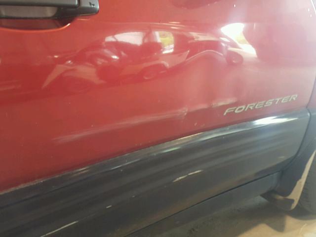 JF1SF65692H749476 - 2002 SUBARU FORESTER S წითელი ფოტო 9