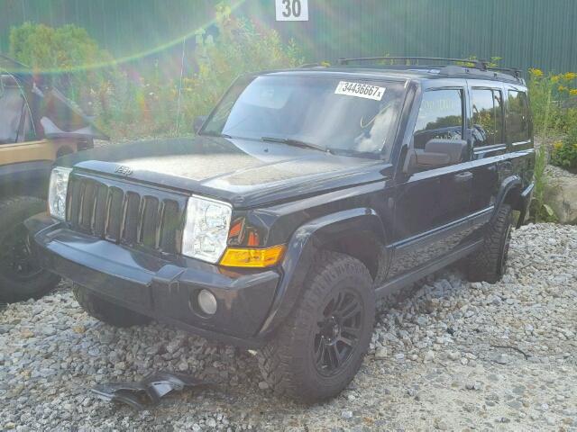 1J8HG48N76C246520 - 2006 JEEP COMMANDER BLACK photo 2