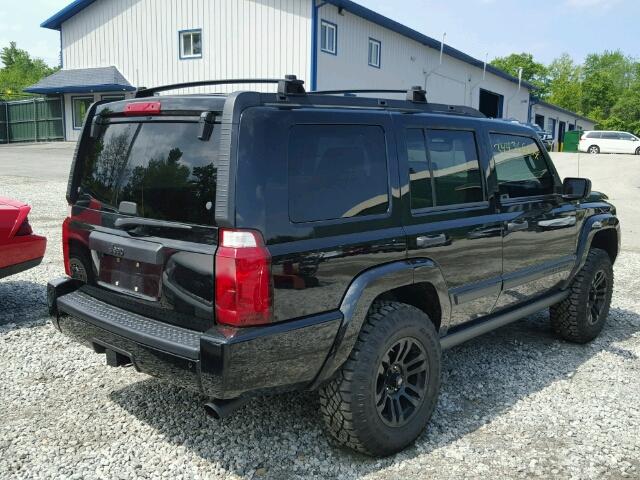 1J8HG48N76C246520 - 2006 JEEP COMMANDER BLACK photo 4