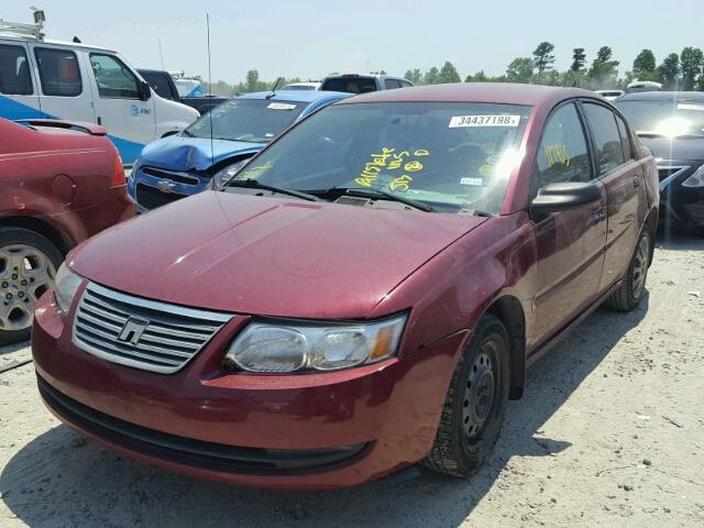 1G8AJ55FX7Z110484 - 2007 SATURN ION LEVEL ბურგუნდია ფოტო 2