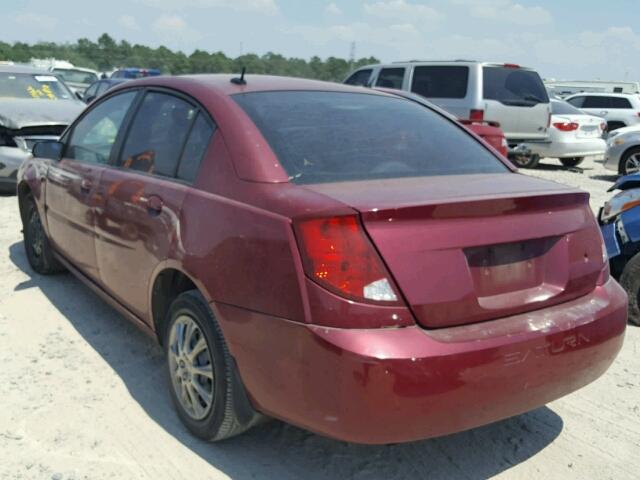 1G8AJ55FX7Z110484 - 2007 SATURN ION LEVEL ბურგუნდია ფოტო 3