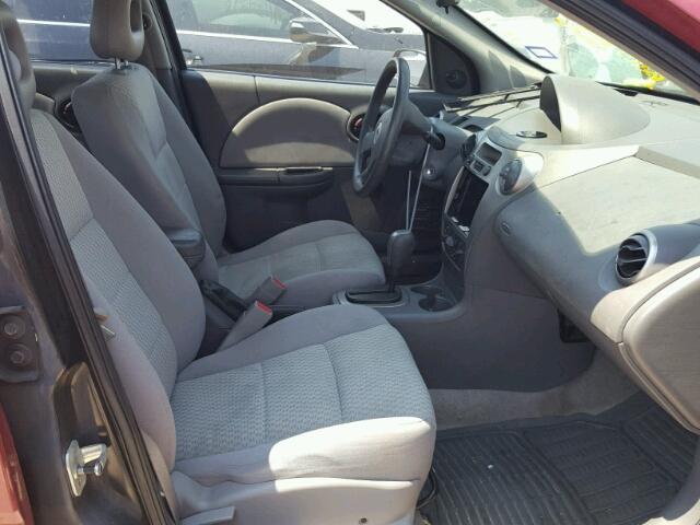 1G8AJ55FX7Z110484 - 2007 SATURN ION LEVEL ბურგუნდია ფოტო 5