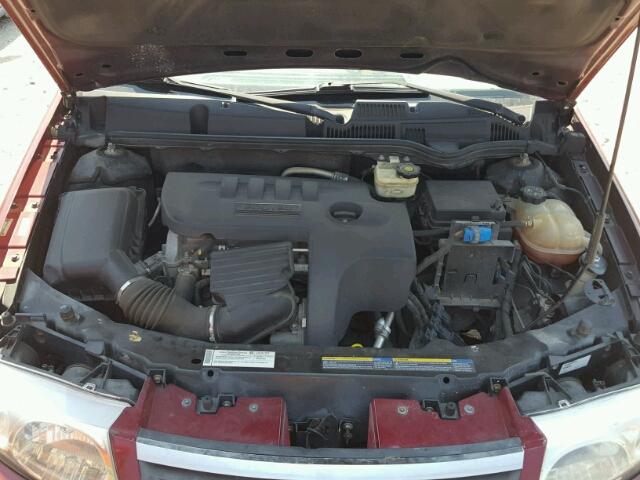 1G8AJ55FX7Z110484 - 2007 SATURN ION LEVEL ბურგუნდია ფოტო 7