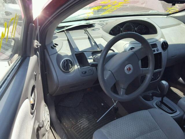 1G8AJ55FX7Z110484 - 2007 SATURN ION LEVEL ბურგუნდია ფოტო 9