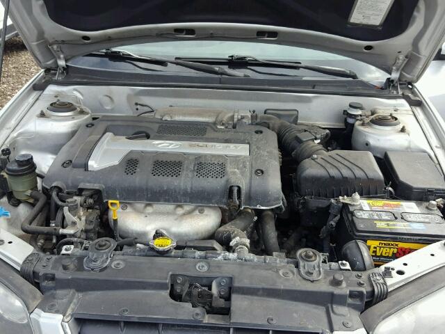 KMHDN46D85U036969 - 2005 HYUNDAI ELANTRA GL SILVER photo 7