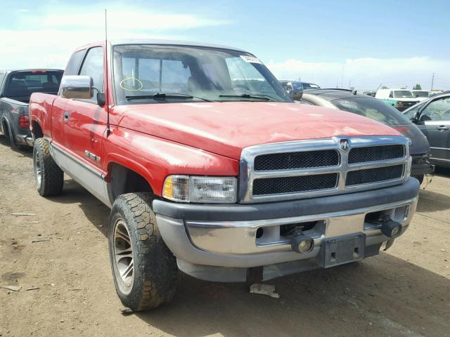 3B7HF13Z9TG188258 - 1996 DODGE RAM 1500 RED photo 1