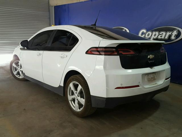 1G1RD6E49CU106348 - 2012 CHEVROLET VOLT WHITE photo 3