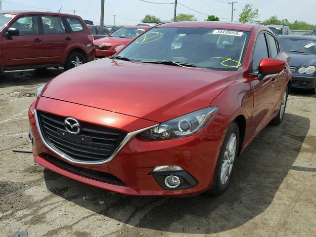 3MZBM1X7XGM275305 - 2016 MAZDA 3 GRAND TO RED photo 2