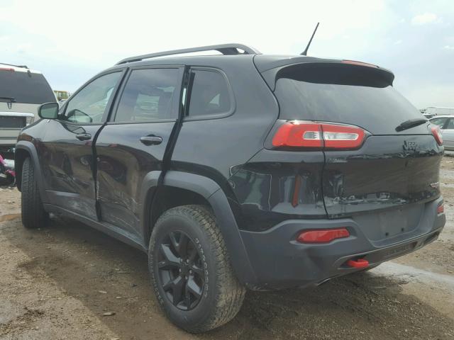 1C4PJMBB8FW642151 - 2015 JEEP CHEROKEE T BLACK photo 3