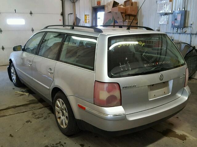 WVWYH63B63E164808 - 2003 VOLKSWAGEN PASSAT GLX 银色 照片 3