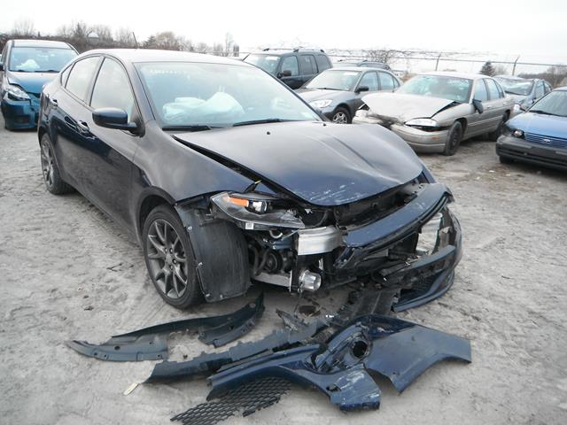 1C3CDFBAXDD310931 - 2013 DODGE DART SXT BLUE photo 1