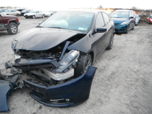 1C3CDFBAXDD310931 - 2013 DODGE DART SXT BLUE photo 2