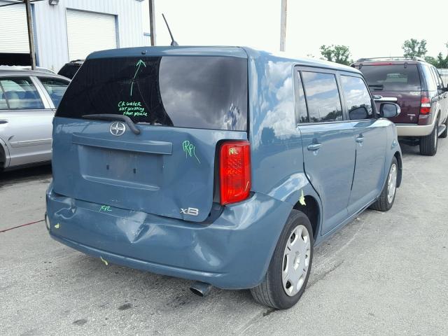 JTLKE50E981000673 - 2008 TOYOTA SCION XB ლურჯი ფოტო 4