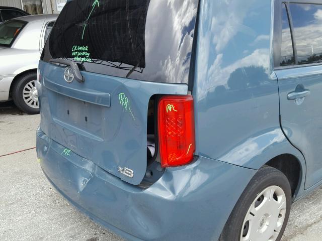 JTLKE50E981000673 - 2008 TOYOTA SCION XB ლურჯი ფოტო 9