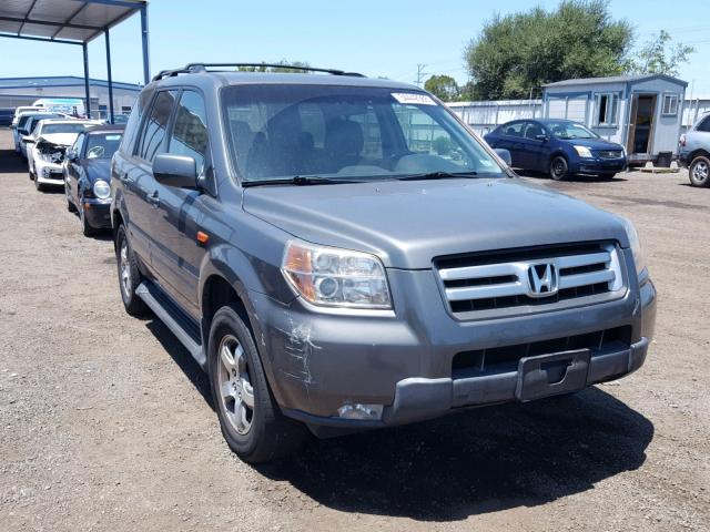 5FNYF28787B006476 - 2007 HONDA PILOT EXL CHARCOAL photo 1