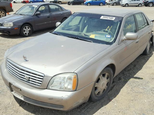 1G6KD54Y94U146022 - 2004 CADILLAC DEVILLE TAN photo 2