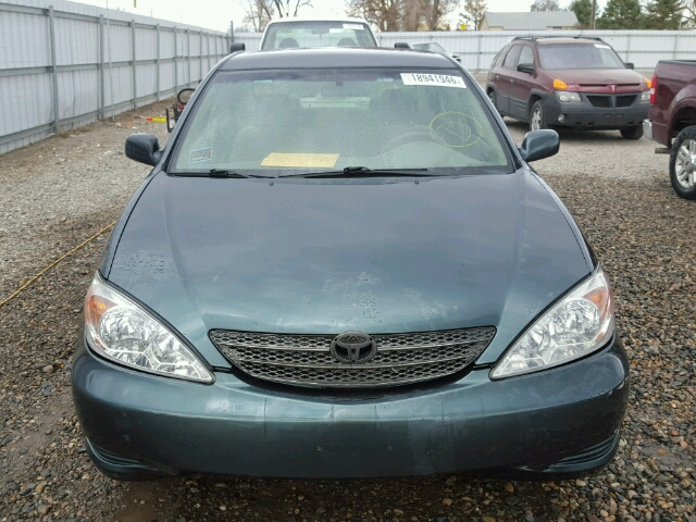 4T1BE32K62U539451 - 2002 TOYOTA CAMRY LE GREEN photo 10