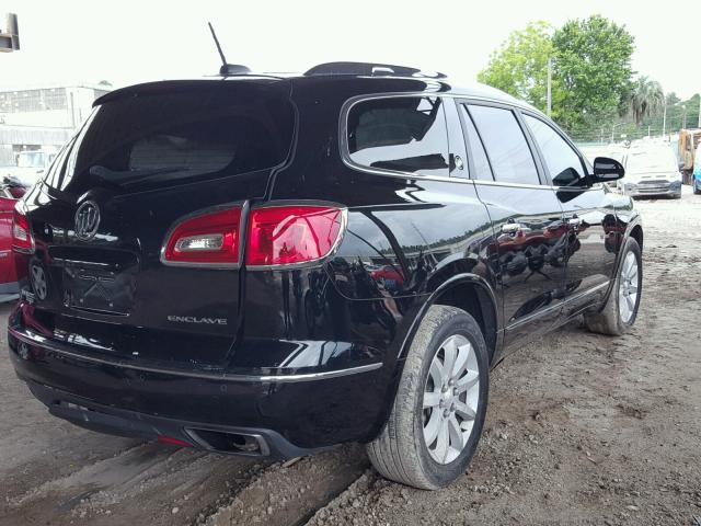 5GAKRCKD8GJ341443 - 2016 BUICK ENCLAVE BLACK photo 4