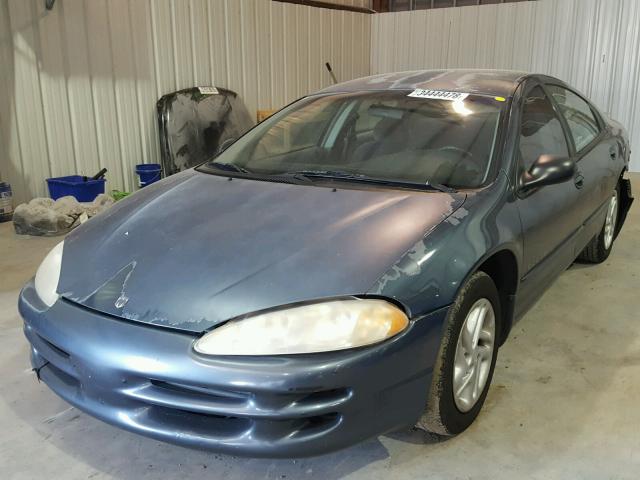 2B3HD46RXYH384351 - 2000 DODGE INTREPID BLUE photo 2