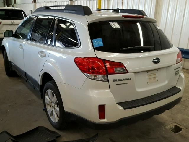 4S4BRDKC7C2228515 - 2012 SUBARU OUTBACK 3. WHITE photo 3