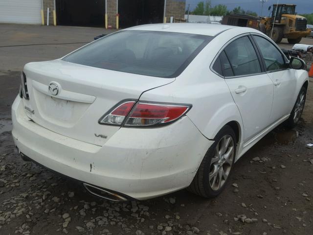 1YVHP82B995M12293 - 2009 MAZDA 6 S WHITE photo 4