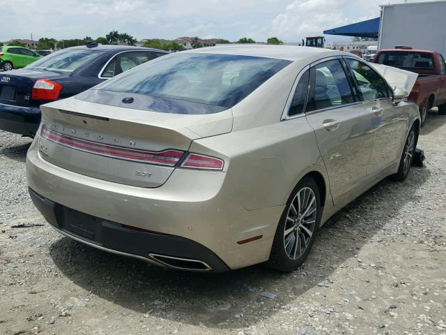 3LN6L5A91HR644643 - 2017 LINCOLN MKZ PREMIE GOLD photo 4