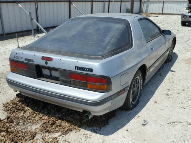 JM1FC3314G0145429 - 1986 MAZDA RX7 SILVER photo 4