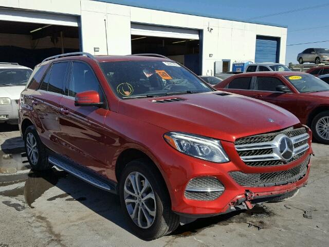 4JGDA5JB7HA933679 - 2017 MERCEDES-BENZ GLE 350 RED photo 1