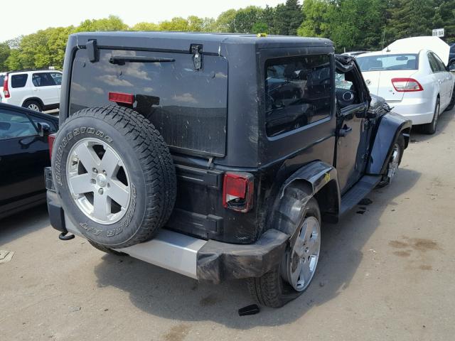 1J4AA5D1XBL593024 - 2011 JEEP WRANGLER S BLACK photo 4