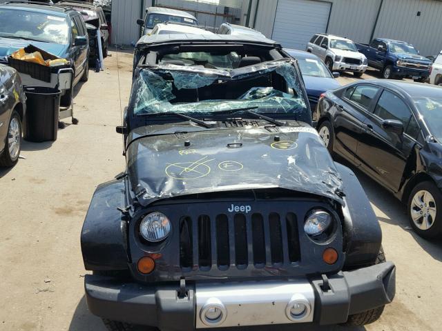 1J4AA5D1XBL593024 - 2011 JEEP WRANGLER S BLACK photo 9