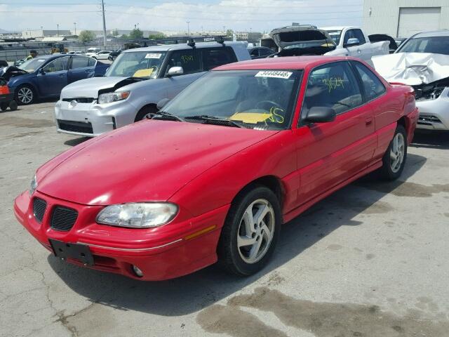 1G2NE12M3TM502466 - 1996 PONTIAC GRAND AM S Qırmızı foto 2