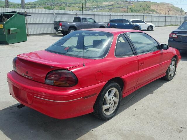 1G2NE12M3TM502466 - 1996 PONTIAC GRAND AM S Qırmızı foto 4