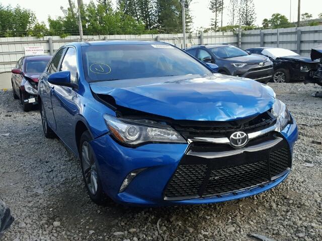 4T1BF1FK6HU677253 - 2017 TOYOTA CAMRY LE BLUE photo 1