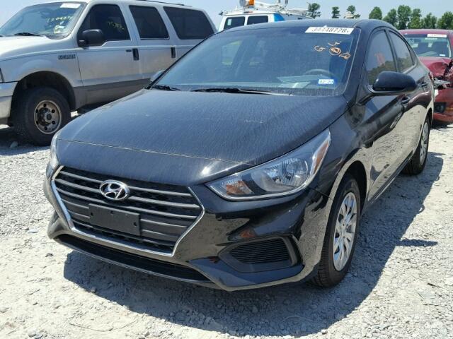 3KPC24A35JE010300 - 2018 HYUNDAI ACCENT SEL BLACK photo 2