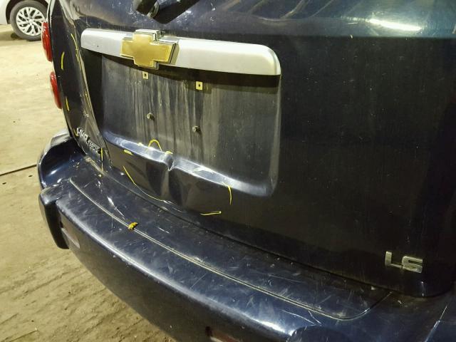 3GNDA13D87S549121 - 2007 CHEVROLET HHR LS BLUE photo 10