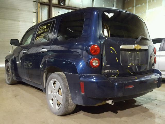 3GNDA13D87S549121 - 2007 CHEVROLET HHR LS BLUE photo 3