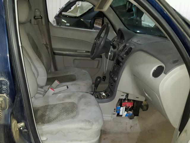 3GNDA13D87S549121 - 2007 CHEVROLET HHR LS BLUE photo 5