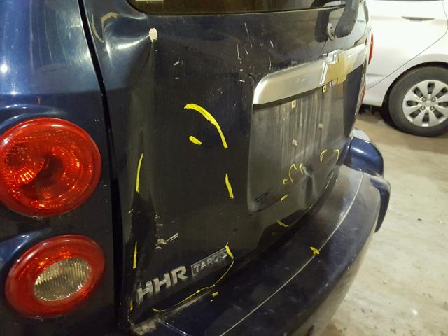 3GNDA13D87S549121 - 2007 CHEVROLET HHR LS BLUE photo 9