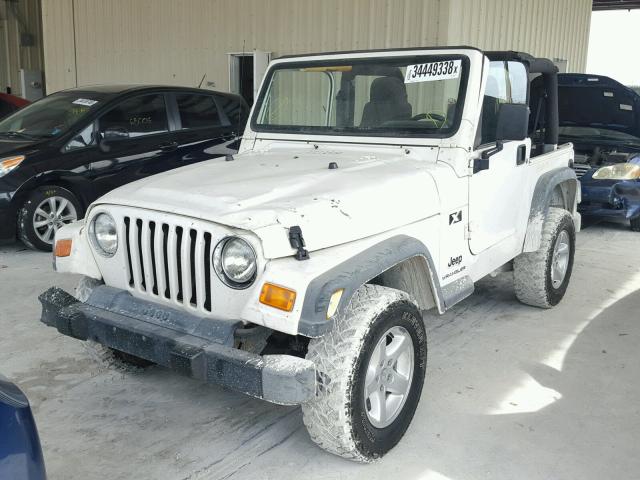 1J4FA39S83P347921 - 2003 JEEP WRANGLER C WHITE photo 2