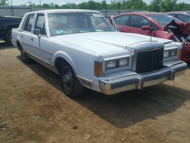 1LNBM81F7KY767276 - 1989 LINCOLN TOWN CAR WHITE photo 1