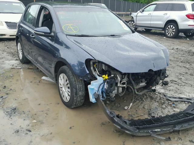 WVWDB7AJ6CW223933 - 2012 VOLKSWAGEN GOLF BLUE photo 1