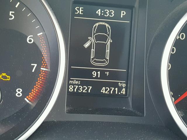 WVWDB7AJ6CW223933 - 2012 VOLKSWAGEN GOLF BLUE photo 8