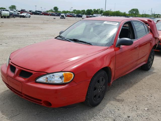 1G2NE52F13C199055 - 2003 PONTIAC GRAND AM S Qırmızı foto 2