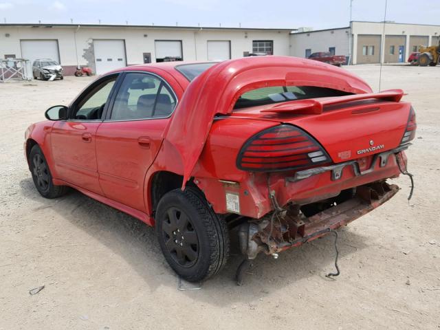 1G2NE52F13C199055 - 2003 PONTIAC GRAND AM S Qırmızı foto 3