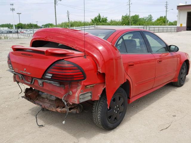 1G2NE52F13C199055 - 2003 PONTIAC GRAND AM S Qırmızı foto 4