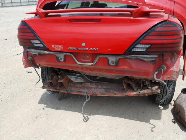 1G2NE52F13C199055 - 2003 PONTIAC GRAND AM S Qırmızı foto 9
