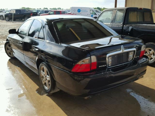 1LNHM87A05Y662704 - 2005 LINCOLN LS BLACK photo 3