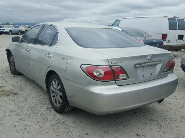 JTHBA30G845024798 - 2004 LEXUS ES 330 SILVER photo 3