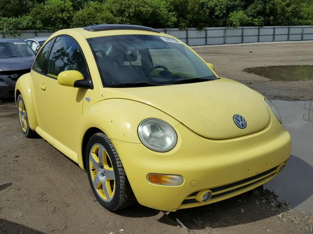 3VWED21C01M481622 - 2001 VOLKSWAGEN NEW BEETLE Sarı foto 1